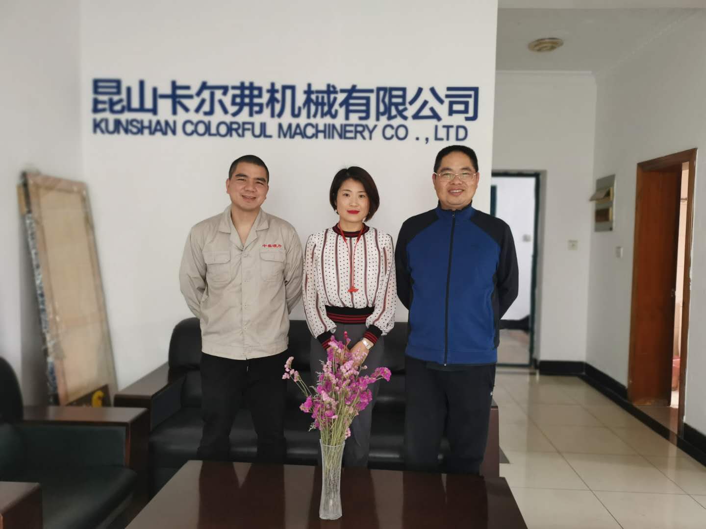 PC板客戶合影